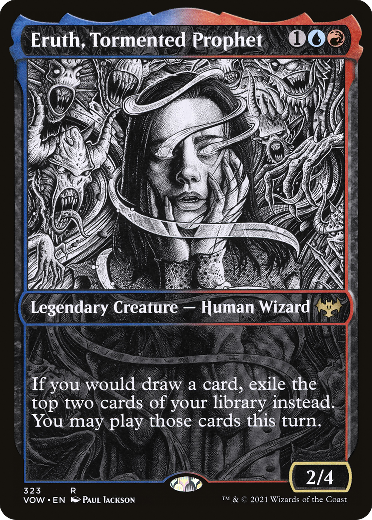 Eruth, Tormented Prophet (Showcase) (VOW-323) - Innistrad: Crimson Vow: (Showcase) Foil