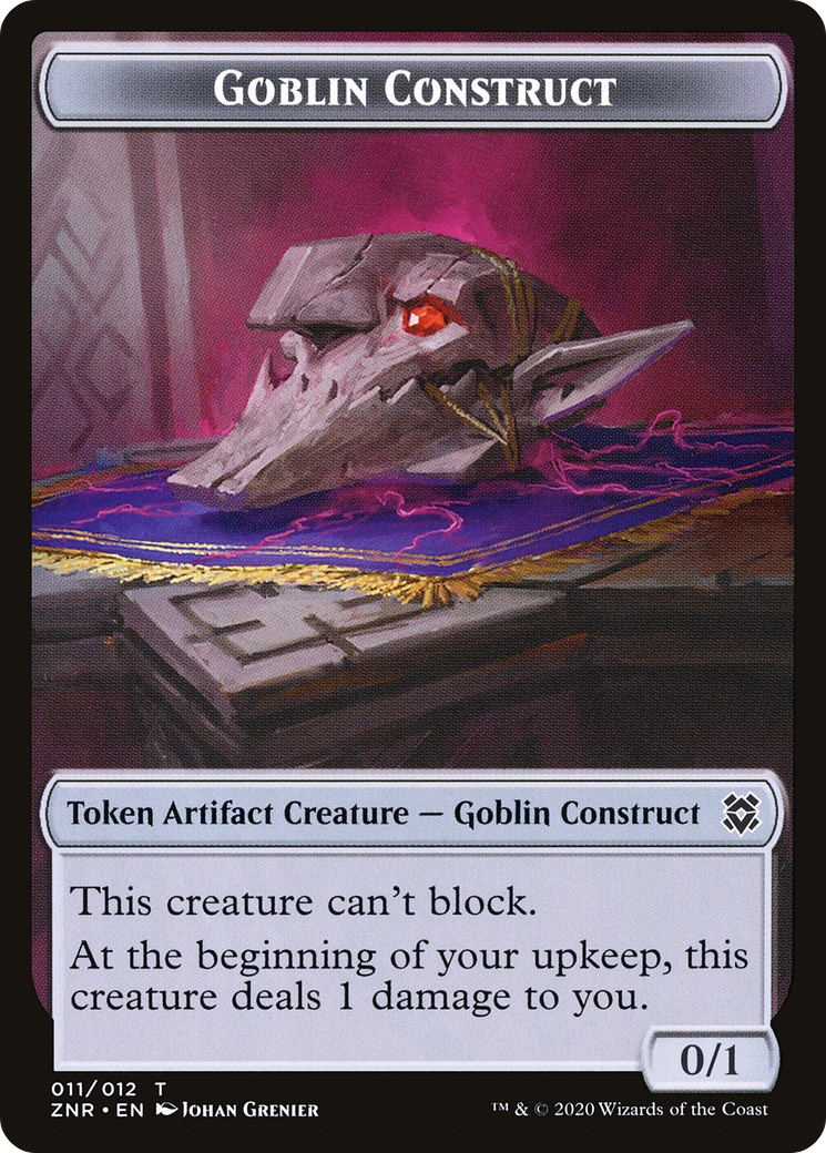 Goblin Construct (TZNR-011) - Zendikar Rising Tokens
