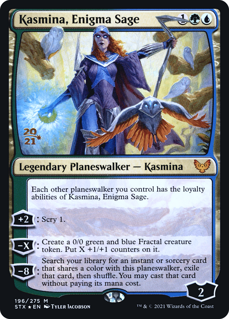 Kasmina, Enigma Sage (PRE-196) - Strixhaven: School of Mages Promos Foil