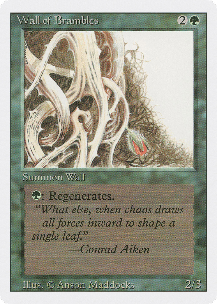 Wall of Brambles (3ED-) - Revised Edition