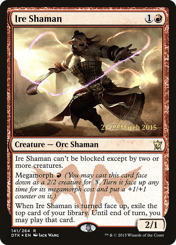 Ire Shaman (PRE-141) - Dragons of Tarkir Promos Foil
