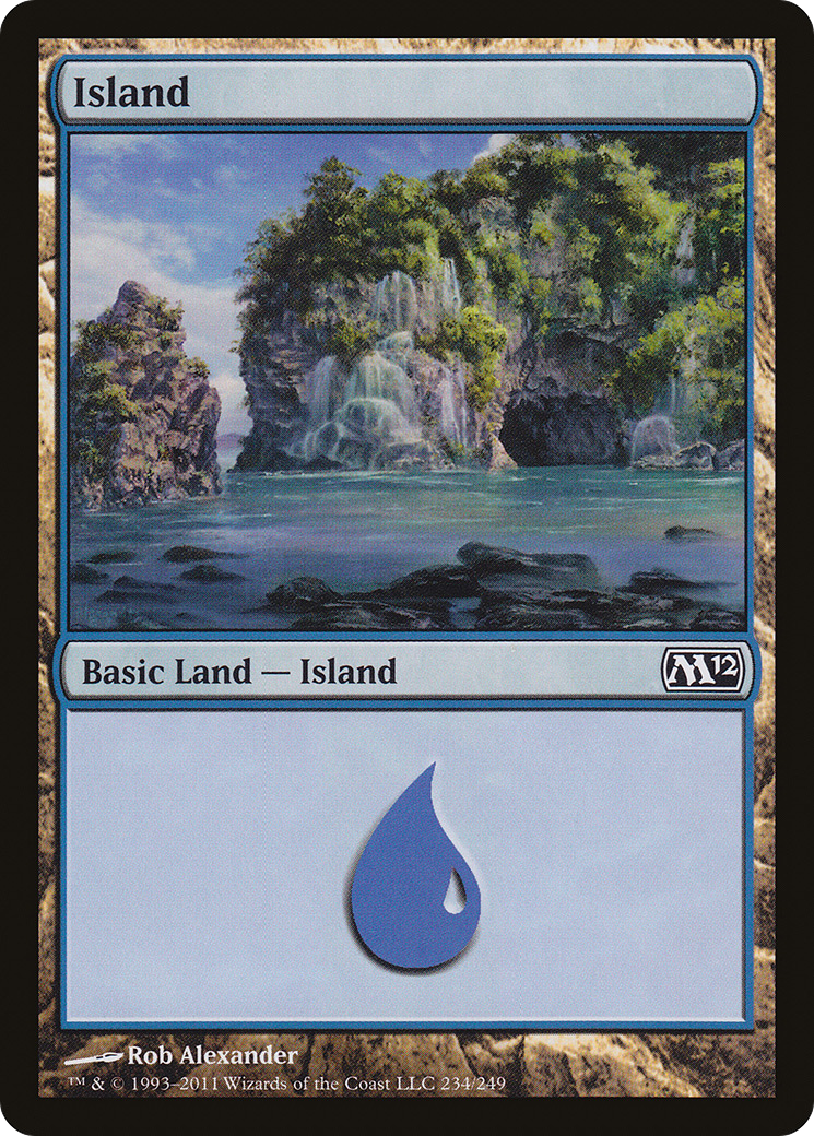 Island (234) (M12-234) - Magic 2012 Foil