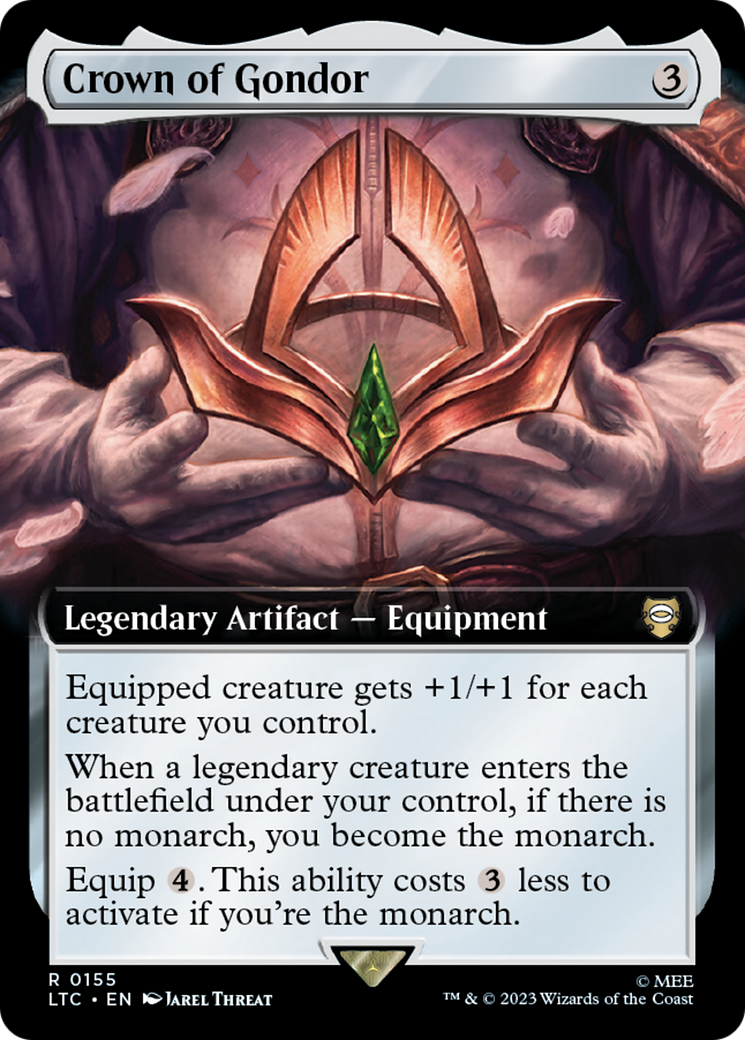 Crown of Gondor (Extended Art) (LTC-155) - Tales of Middle-earth Commander: (Extended Art) Foil
