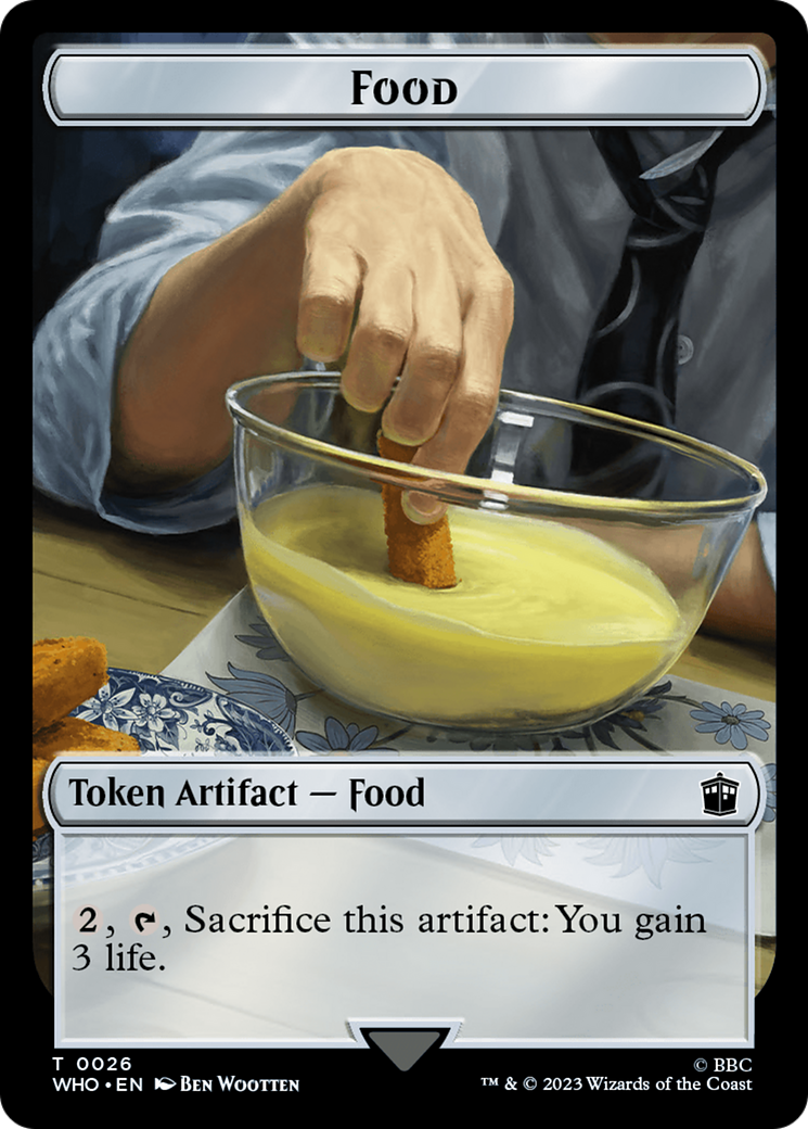 Food (TWHO-026) - Doctor Who Tokens