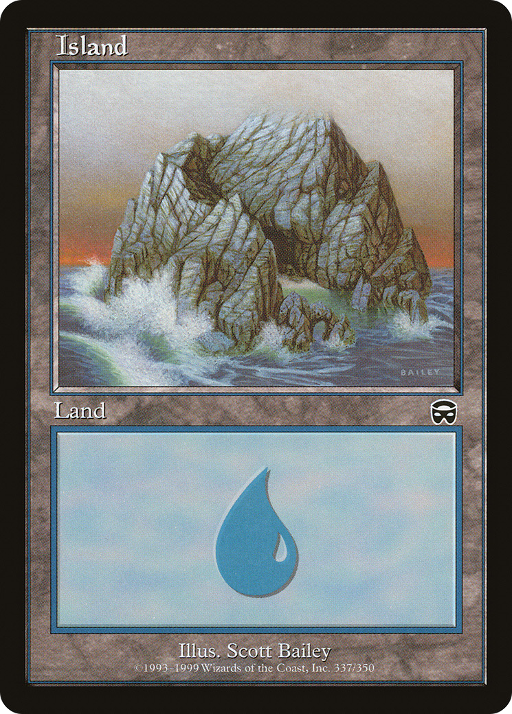 Island (337) (MMQ-337) - Mercadian Masques