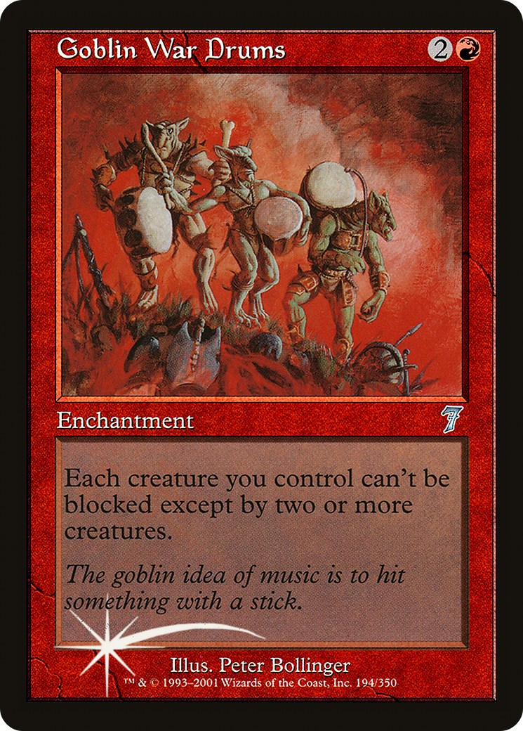 Goblin War Drums (7ED-194) - 7th Edition Foil