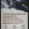 Young Blue Dragon // Young Blue Dragon (ACLB-027) - Battle for Baldur's Gate Art Series (Borderless)