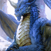 Young Blue Dragon // Young Blue Dragon (ACLB-027) - Battle for Baldur's Gate Art Series (Borderless) Foil