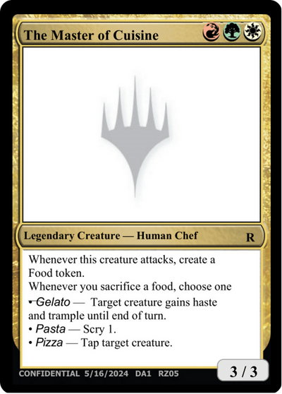 The Master of Cuisine (UNK-RZ05E) - Unknown Event