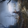 Overgrown Farmland // Overgrown Farmland (AMID-074) - Midnight Hunt Art Series (Borderless) Foil