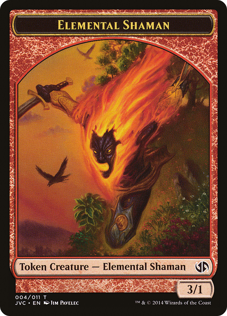 Elemental Shaman Token (DD3-004) - Duel Decks Anthology: Jace vs. Chandra Tokens