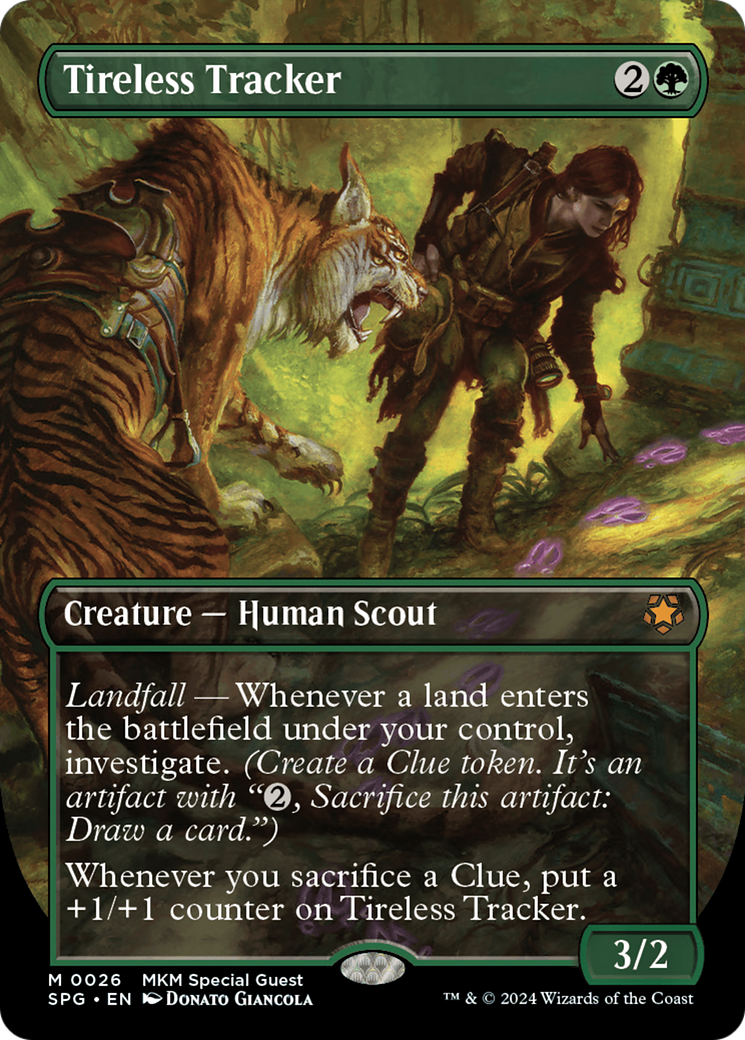 Tireless Tracker (Borderless) (SPG-026) - Special Guests (Borderless) Foil