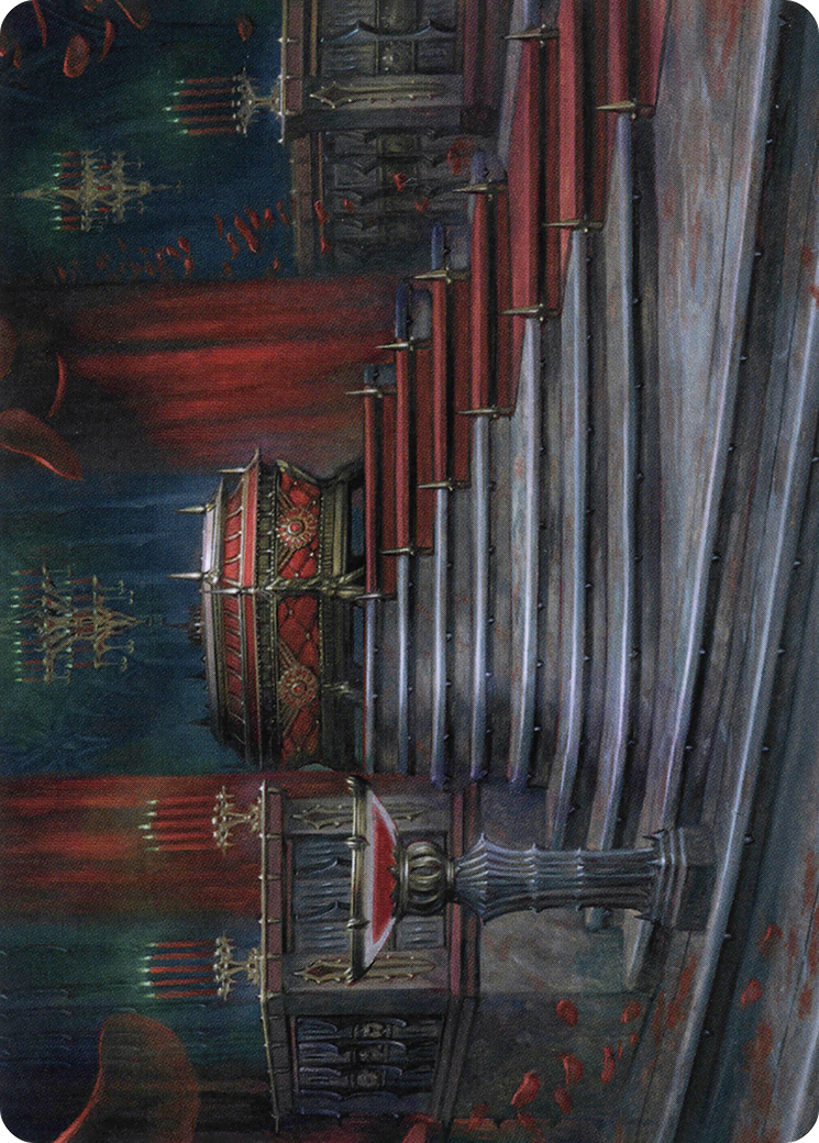Edgar Markov's Coffin // Edgar Markov's Coffin (AVOW-060) - Crimson Vow Art Series (Borderless) Foil