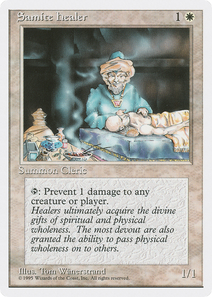 Samite Healer (4ED-) - Fourth Edition