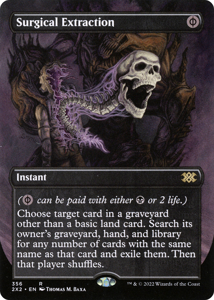 Surgical Extraction (Borderless) (2X2-356) - Double Masters 2022 (Borderless) Foil