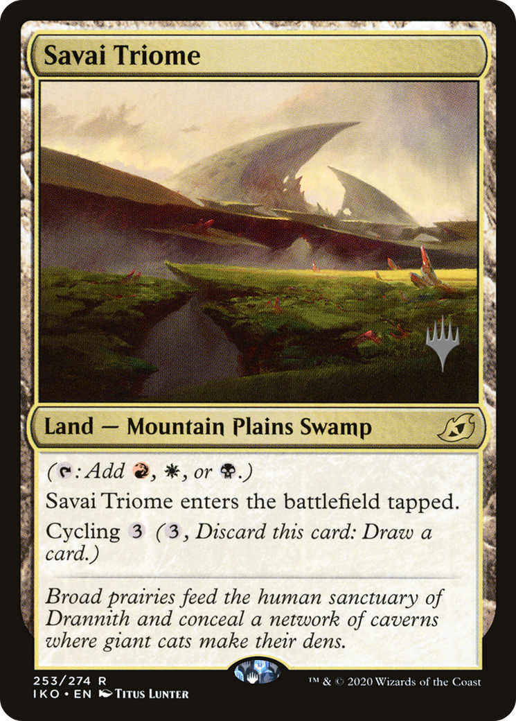 Savai Triome (PPIKO-253) - Ikoria: Lair of Behemoths Promos Foil
