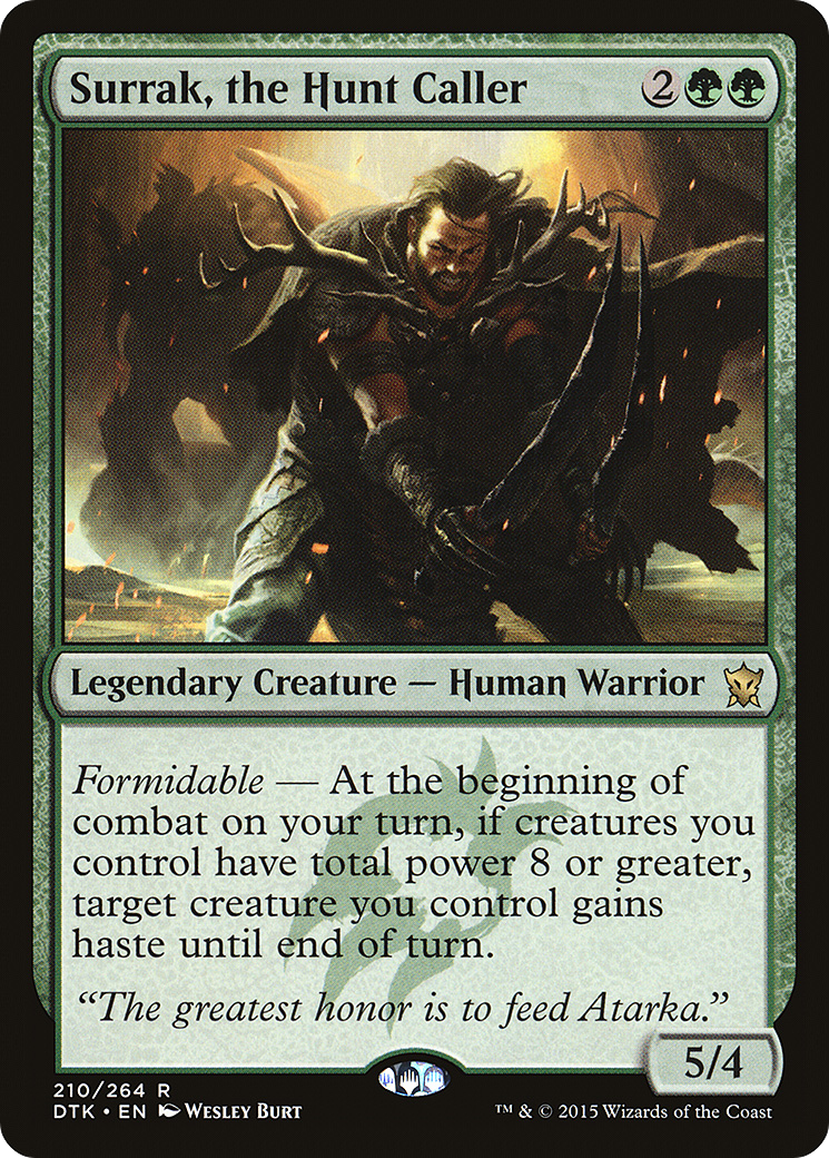Surrak, the Hunt Caller (DTK-210) - Dragons of Tarkir Foil