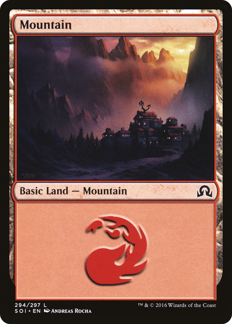 Mountain (294) (SOI-294) - Shadows over Innistrad Foil