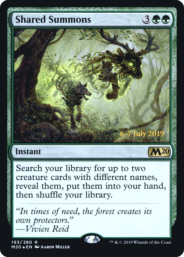 Shared Summons (PRE-193) - Core Set 2020 Promos Foil