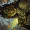 Dina, Soul Steeper // Dina, Soul Steeper (ASTX-023) - Strixhaven Art Series (Borderless) Foil