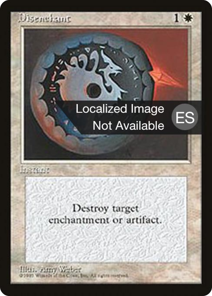 Disenchant (4BB-) - Fourth Edition Foreign Black Border