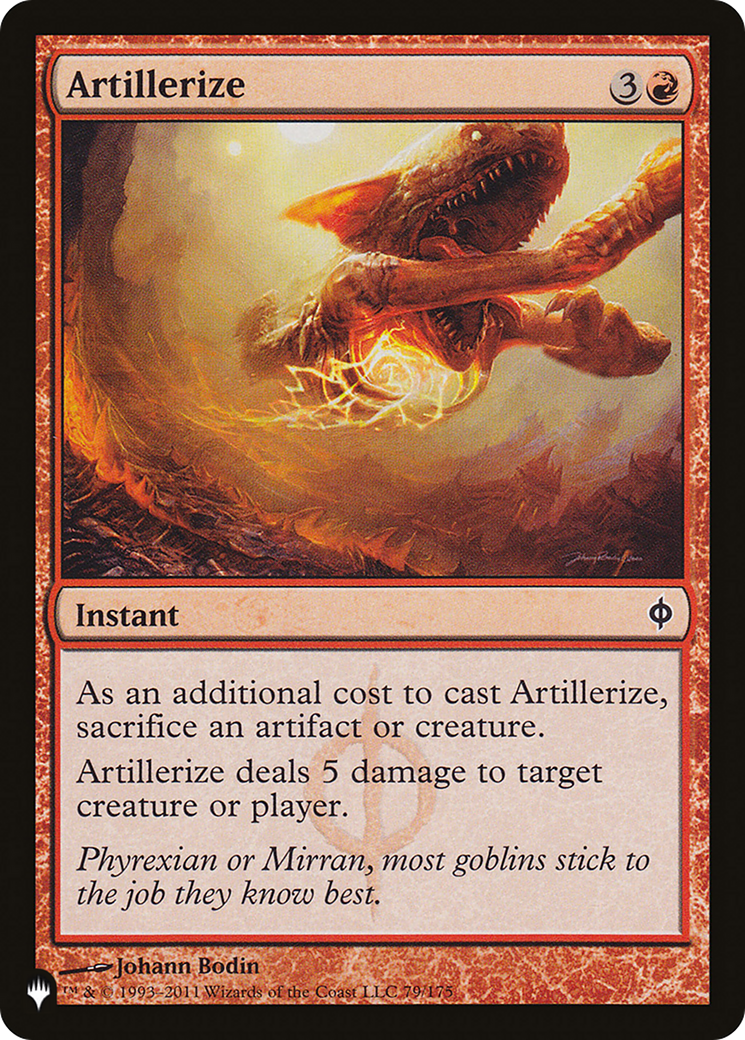 Artillerize (LIST-79/175) - The List