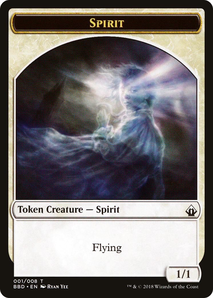 Spirit Token (BBD-001) - Battlebond Tokens