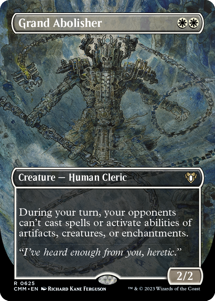 Grand Abolisher (Borderless) (CMM-625) - Commander Masters (Borderless) Foil