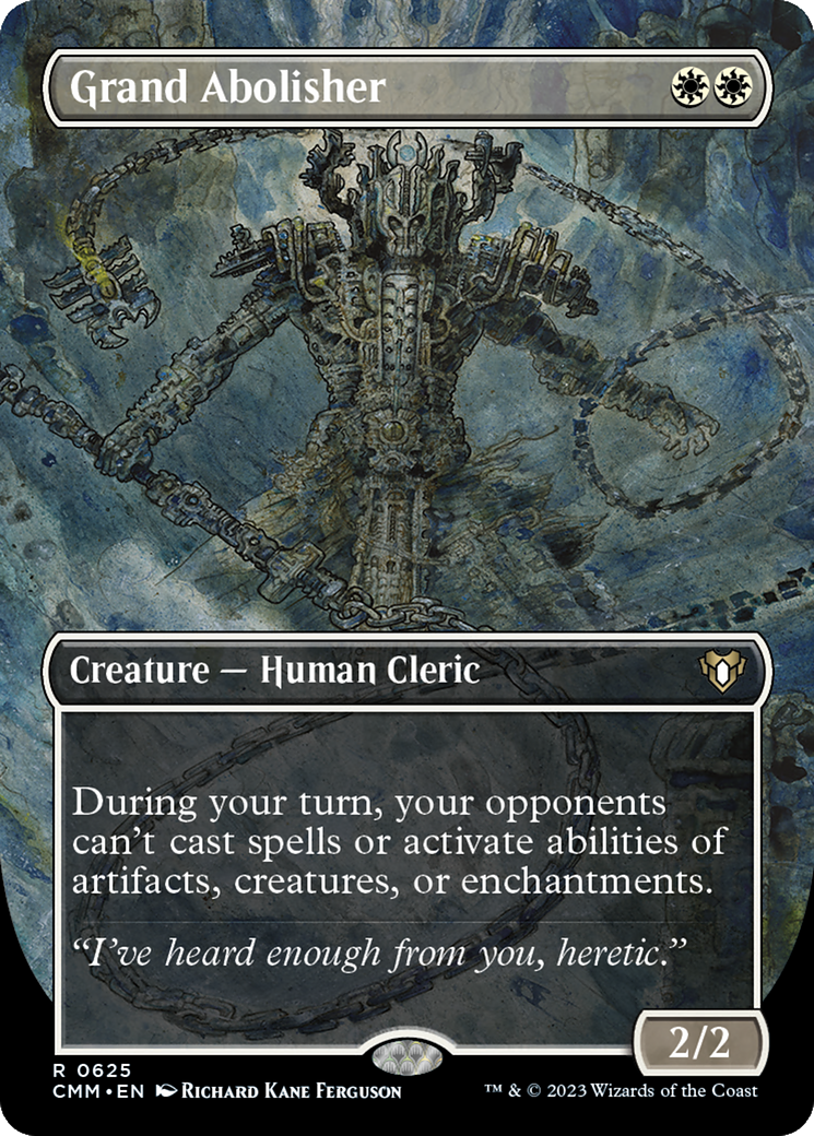 Grand Abolisher (Borderless) (CMM-625) - Commander Masters (Borderless) Foil