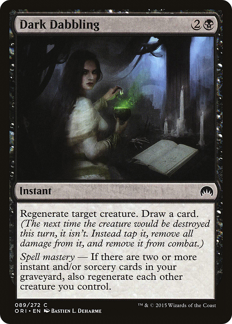 Dark Dabbling (ORI-089) - Magic Origins Foil