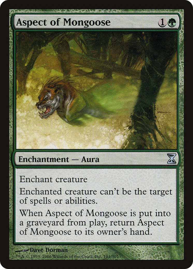 Aspect of Mongoose (TSP-191) - Time Spiral Foil