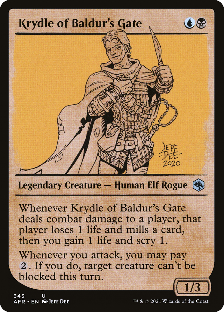 Krydle of Baldur's Gate (Showcase) (AFR-343) - Adventures in the Forgotten Realms: (Showcase)