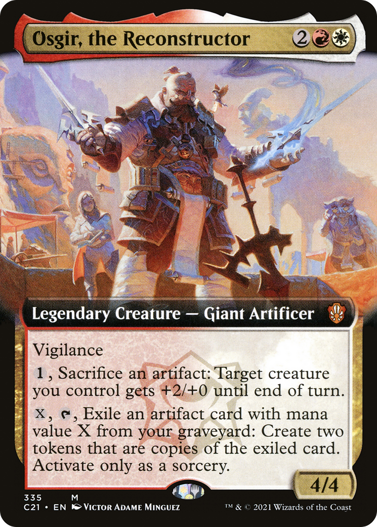 Osgir, the Reconstructor (Extended Art) (C21-335) - Commander 2021: (Extended Art)
