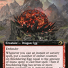 Smoldering Egg (Extended Art) (MID-358) - Innistrad: Midnight Hunt: (Extended Art, Double Faced Transform) Foil