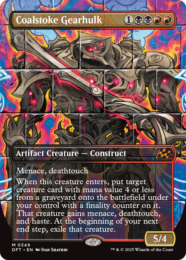 Coalstoke Gearhulk (Borderless) (DFT-349) - Aetherdrift (Borderless)