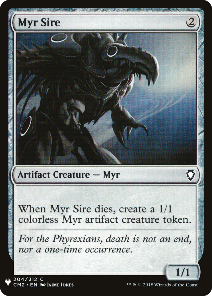 Myr Sire (LIST-CM2-204) - The List