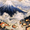 Mountain // Mountain (ANEO-078) - Neon Dynasty Art Series (Borderless) Foil