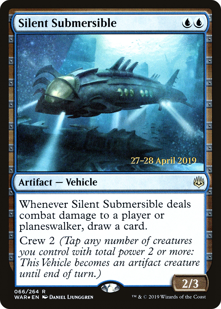 Silent Submersible (PRE-066) - War of the Spark Promos Foil