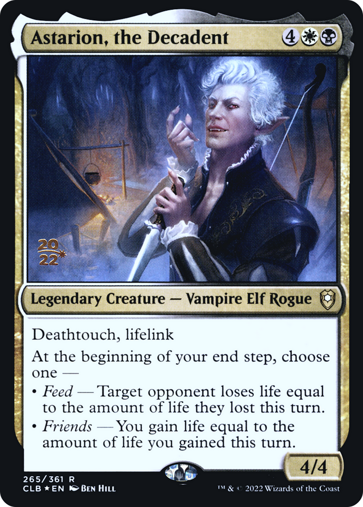 Astarion, the Decadent (PRE-265) - Battle for Baldur's Gate Promos Foil