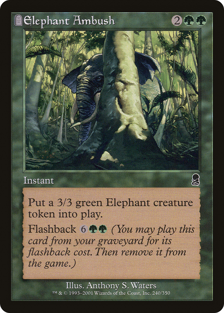 Elephant Ambush (ODY-240) - Odyssey: (tombstone) Foil