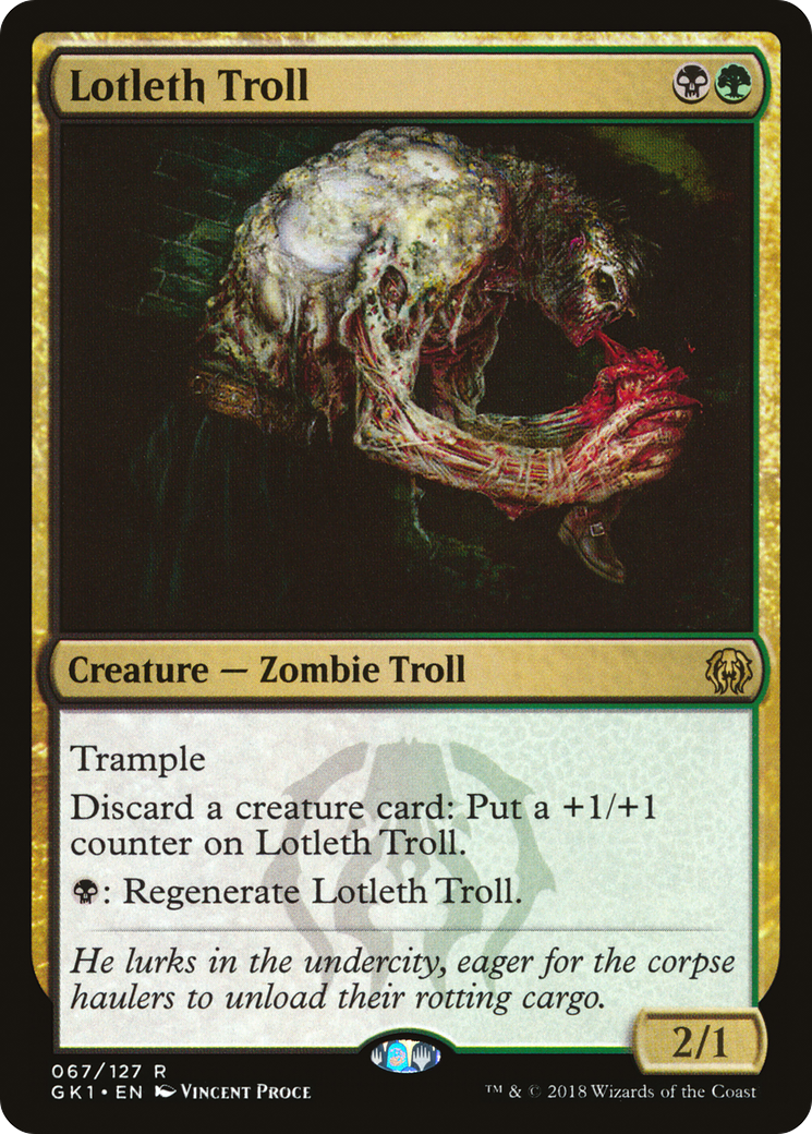 Lotleth Troll (GR1-067) - GRN Guild Kit