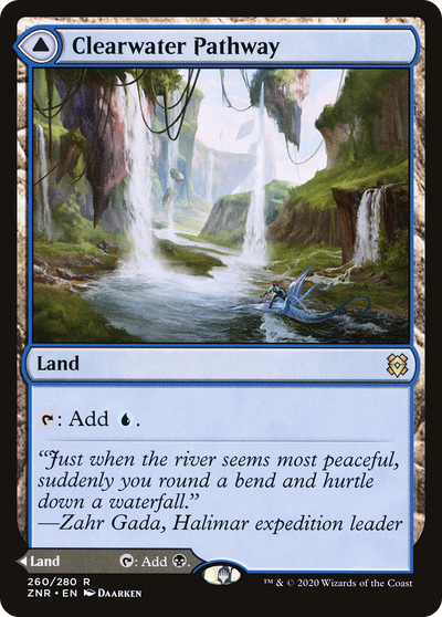 Clearwater Pathway (ZNR-260) - Zendikar Rising