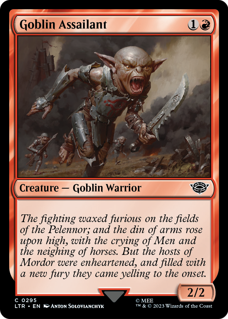 Goblin Assailant (LTR-295) - The Lord of the Rings: Tales of Middle-earth