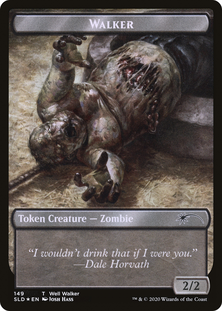 Walker (Well Walker // Blade Walker) Token (SLD-149) - Secret Lair Drop Foil