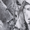 Zurgo and Ojutai // Zurgo and Ojutai (AMOM-066) - March of the Machine Art Series (Borderless)