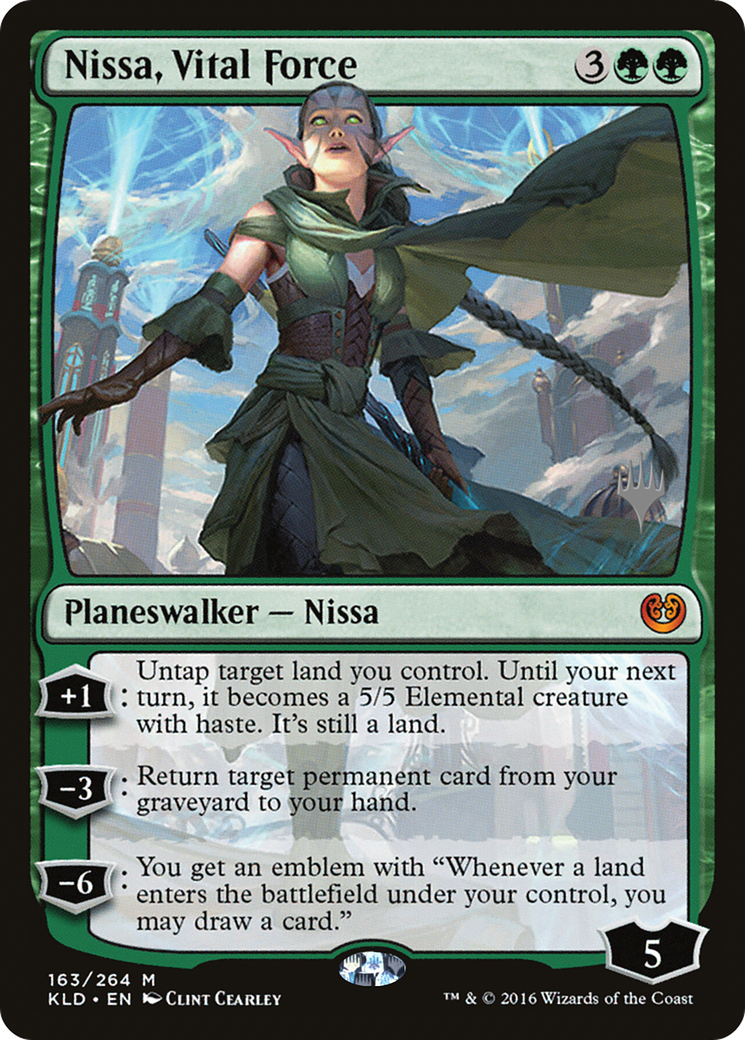 Nissa, Vital Force (PPZNR-163) - Kaladesh Promos