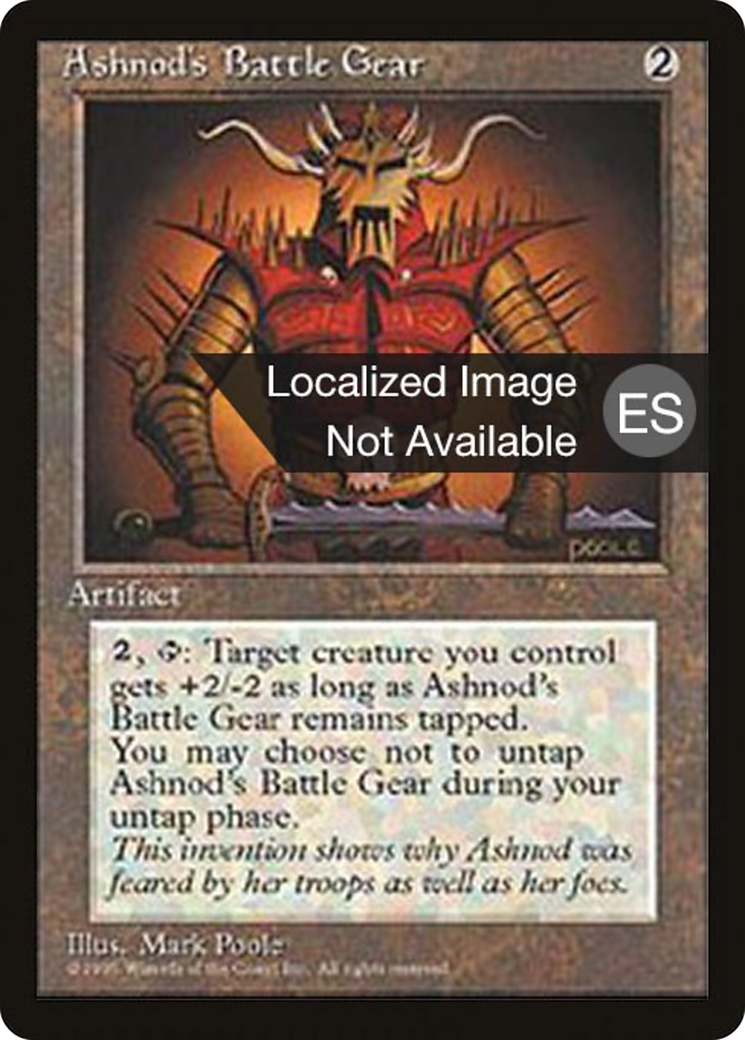 Ashnod's Battle Gear (4BB-) - Fourth Edition Foreign Black Border