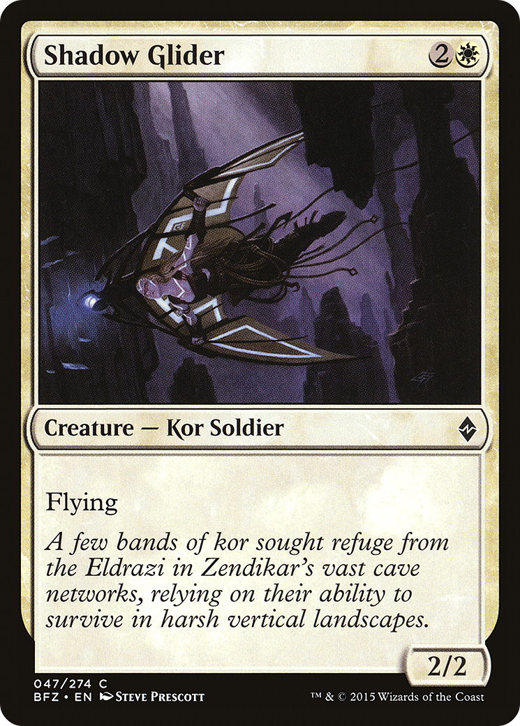 Shadow Glider (BFZ-047) - Battle for Zendikar Foil