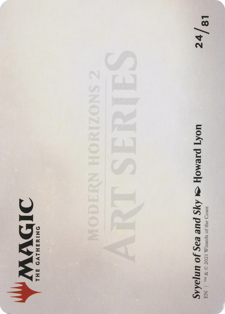 Svyelun of Sea and Sky // Svyelun of Sea and Sky (AMH2-024) - Modern Horizons 2 Art Series (Borderless) Foil