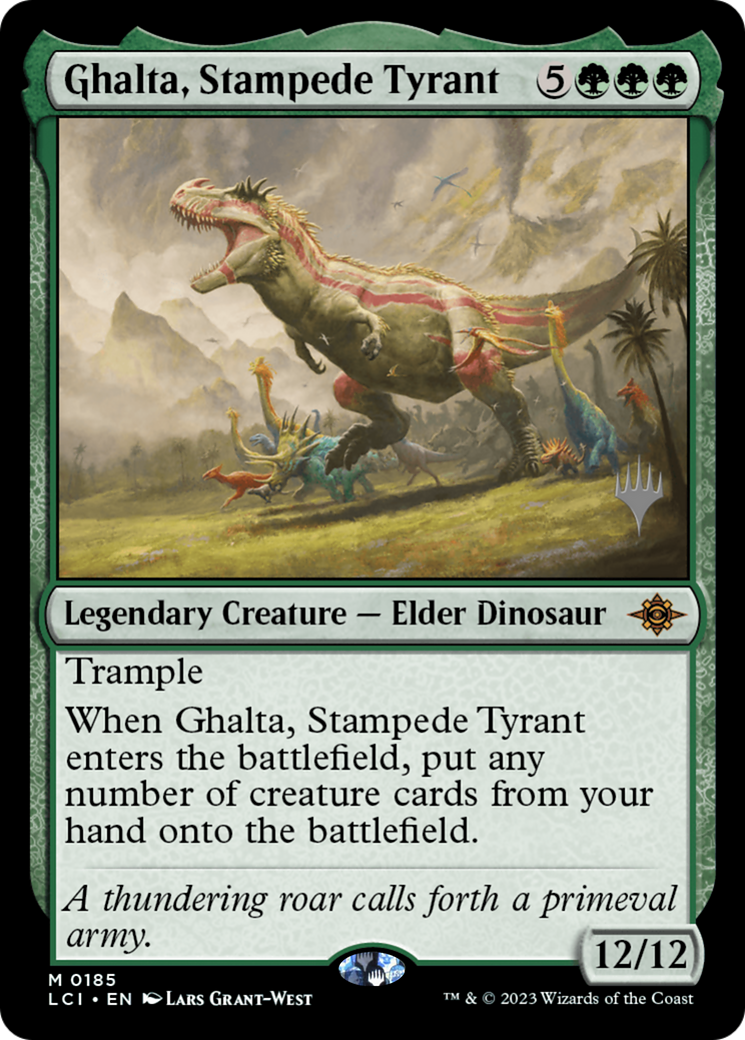 Ghalta, Stampede Tyrant (Promo Pack) [The Lost Caverns of Ixalan Promos]